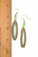Sliver Bead Earrings